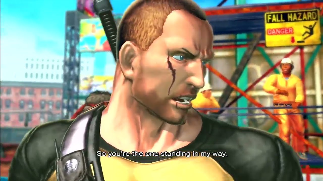 Street Fighter X Tekken - Коул Макграт (вступительная и победная позы) (PS3)