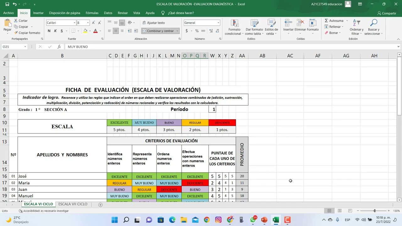 INSTRUMENTO DE EVALUACION PARA DOCENTE INNOVADORES | DESCARGALO AQUÍ