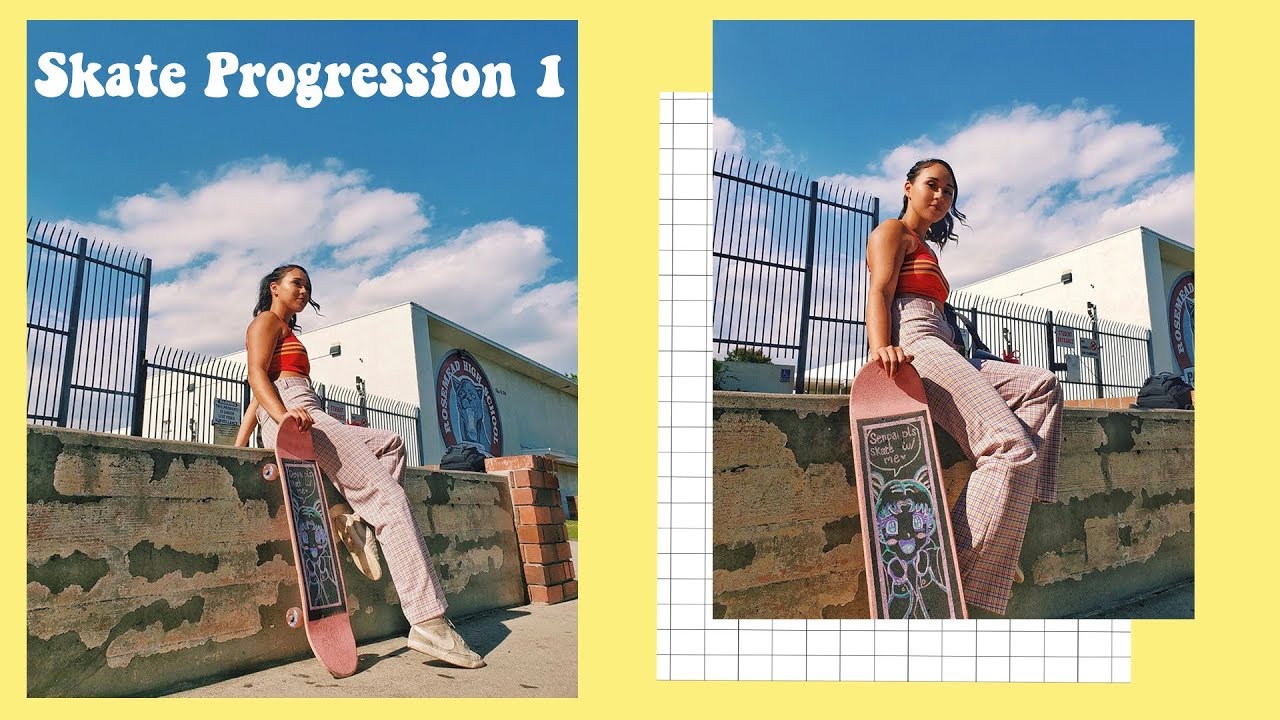 Skate Progression 1 (Beginner Girl Skater)