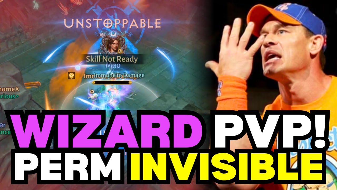 Wizard BEST PVP Build! Rank 1 LEGEND 4k MMR! JOHN CENA METEOR 1.0! [Diablo Immortal]