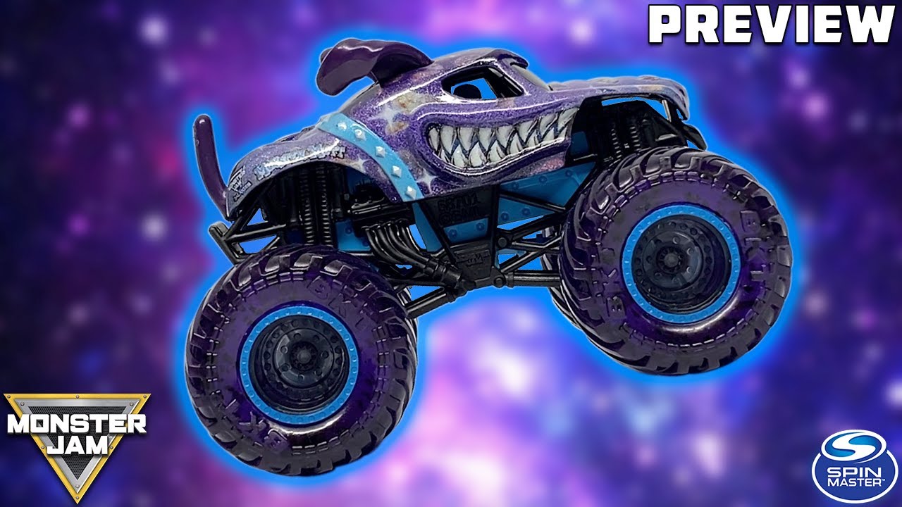 SPIN MASTER MONSTER JAM GEARS & GALAXIES PREVIEW | MONSTER MUTT DALMATIAN GALAXY