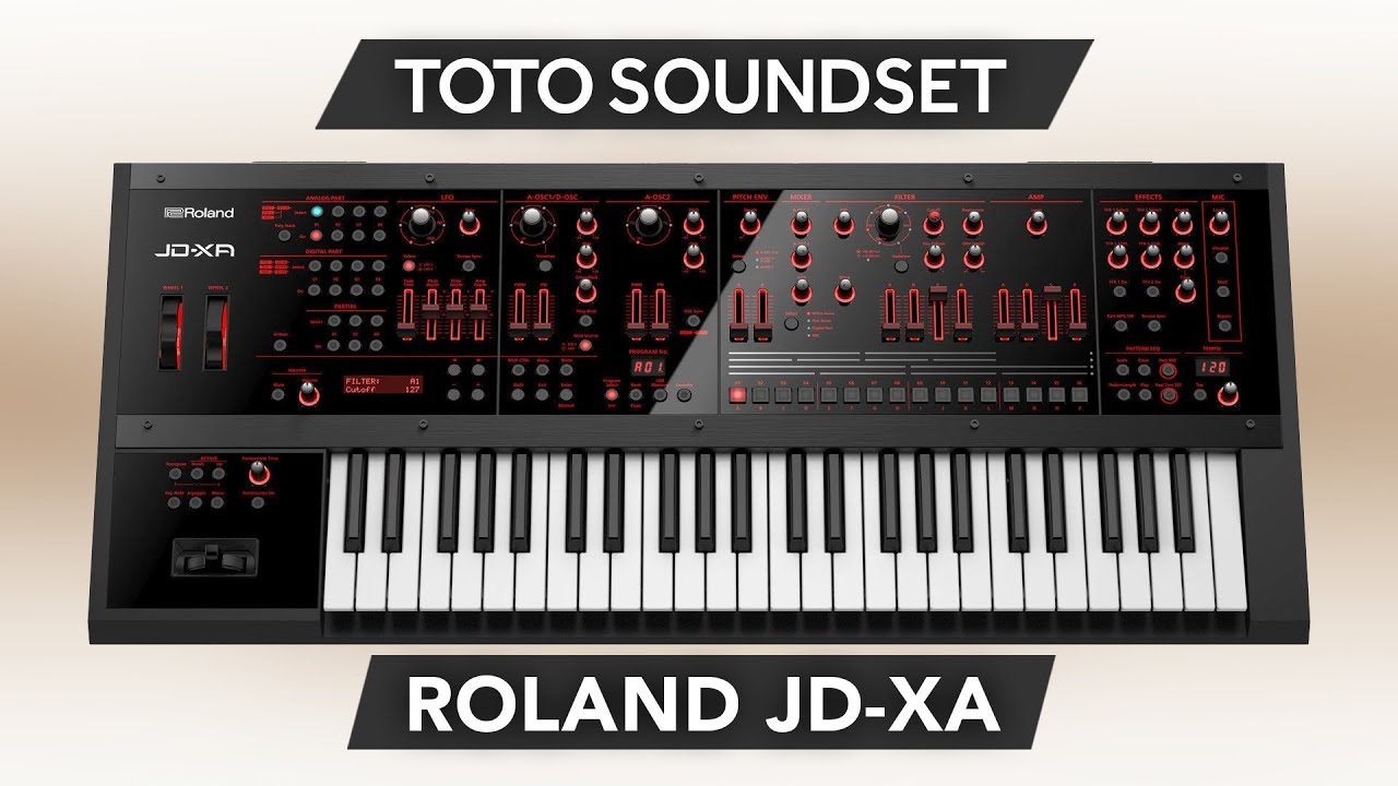ROLAND JD-XA ♫ 16 Toto Sounds ► Toto Tribute Library