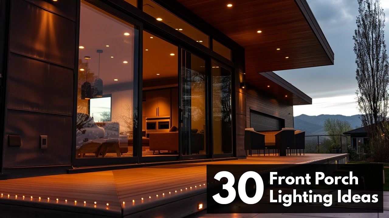 30 Front Porch Lighting Ideas to Enhance Your House's Curb Appeal