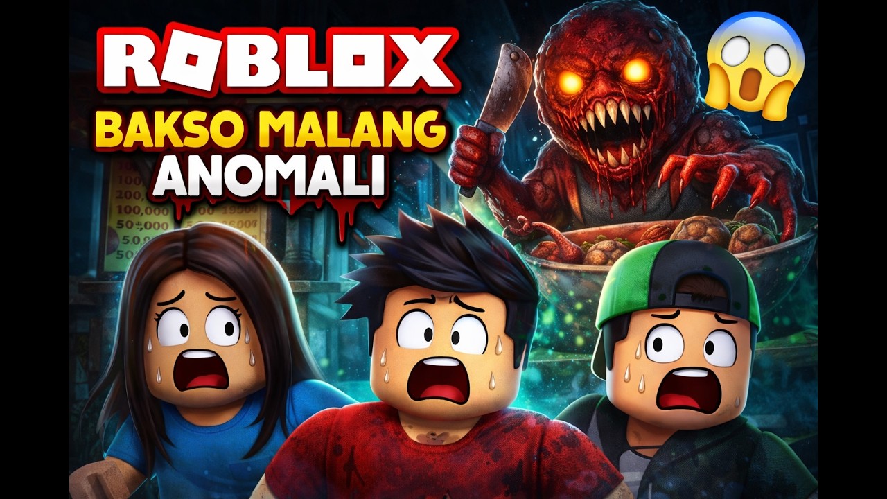 Bakso Malang Anomali, Main Roblox Horror Tengah Malam... Serem Banget! 👻 #livestream #roblox #horror