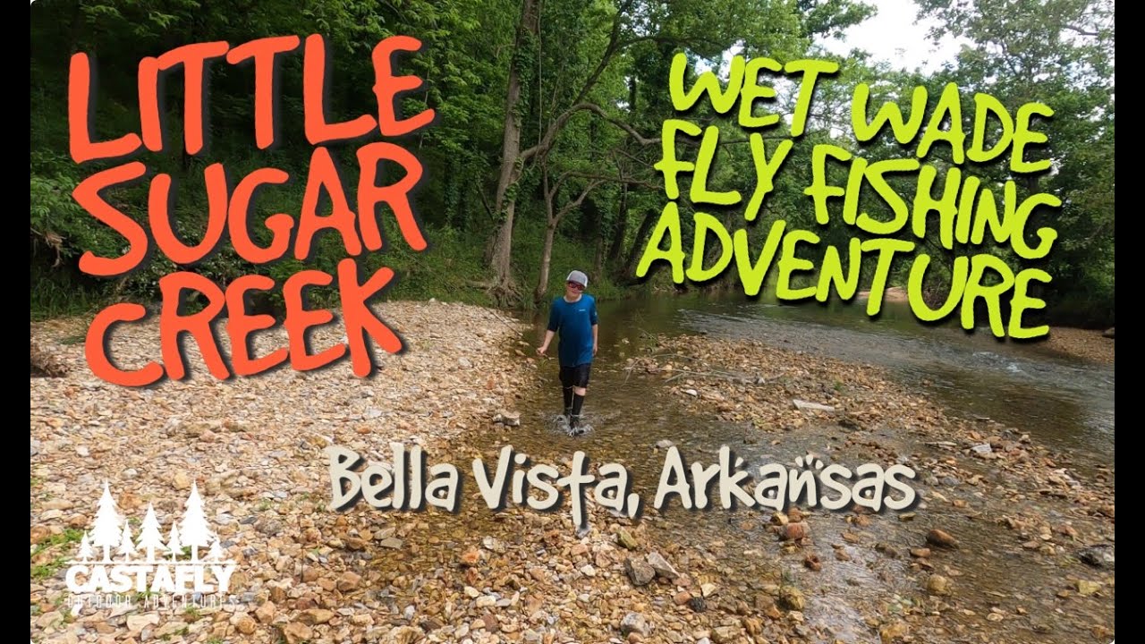 Fly Fishing Adventure on Little Sugar Creek in Bella Vista Arkansas
