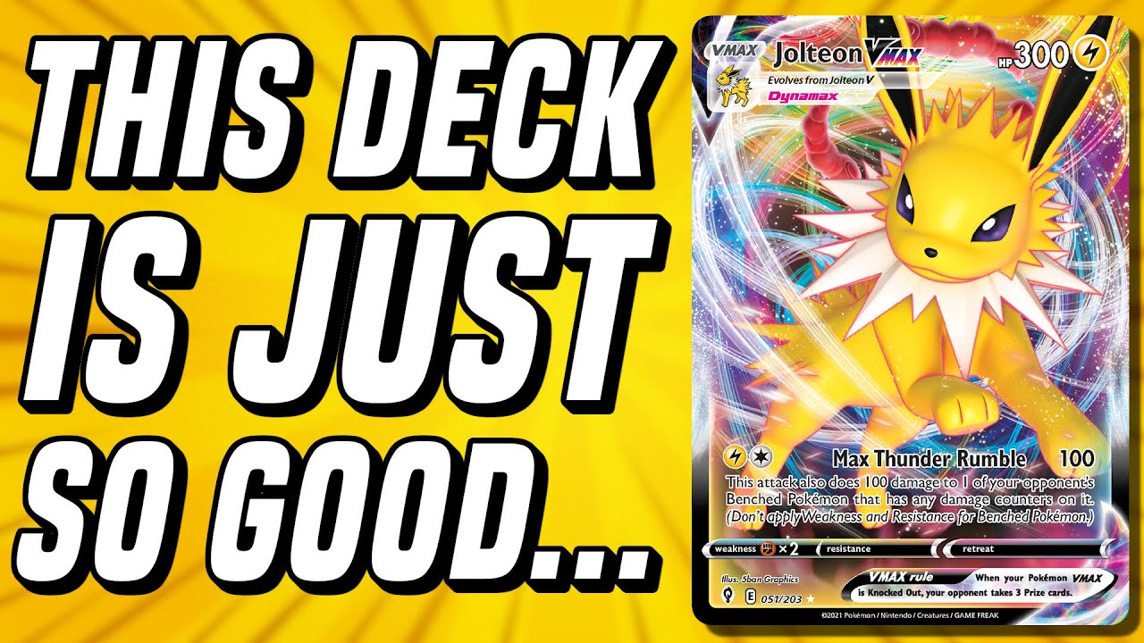 Jolteon VMAX Might Actually Be The Best Deck on PTCGO!