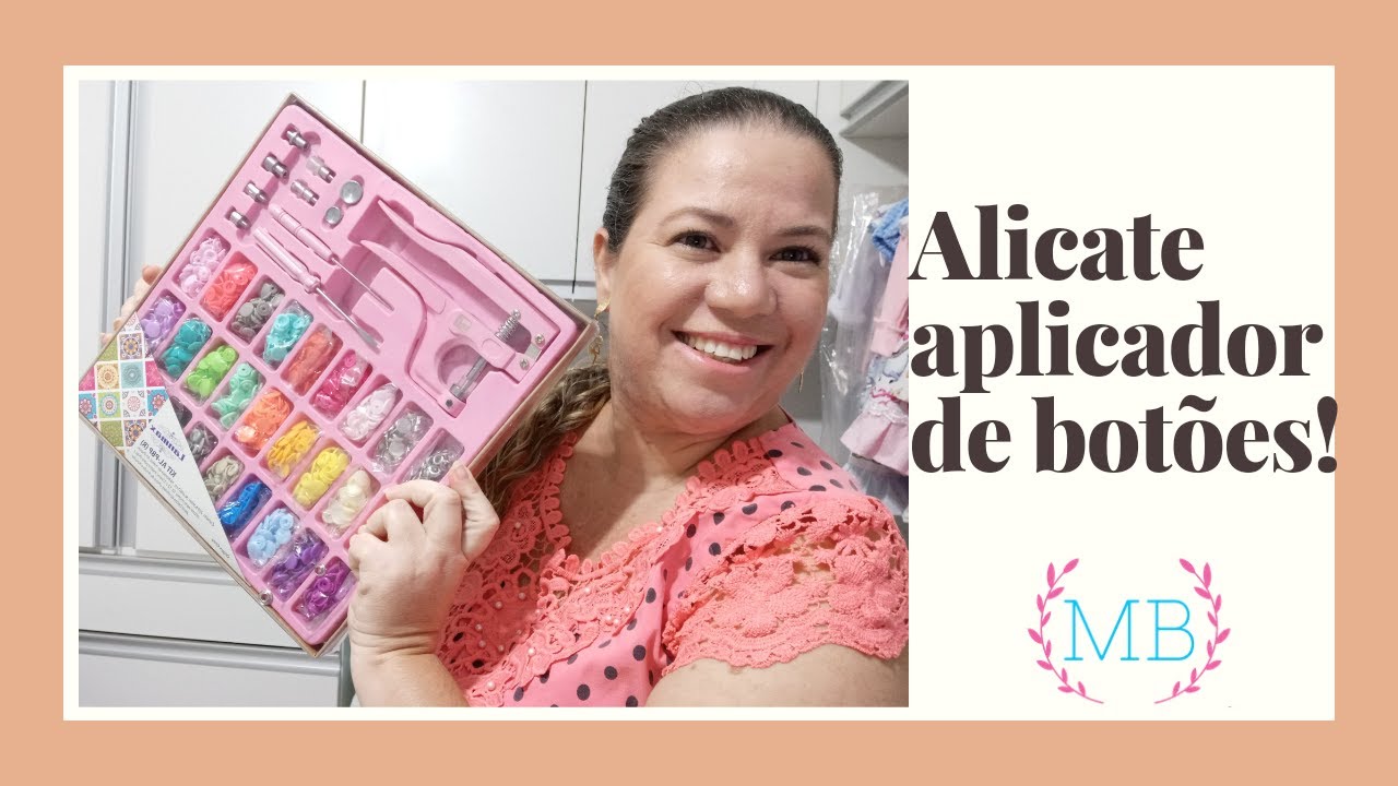 Como usar o Alicate aplicador de Botões
