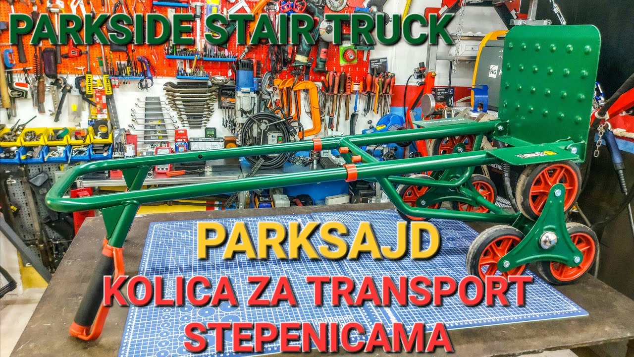 PARKSAJD KOLICA ZA TRANSPORT STEPENICAMA - PARKSIDE STAIR CLIMBING TRUCK TROLLEY