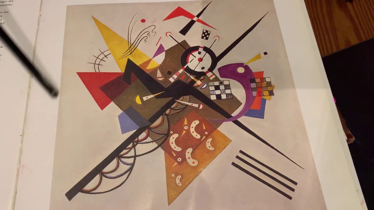 Taller de Plástica. Kandinsky. Punto y línea sobre el plano.