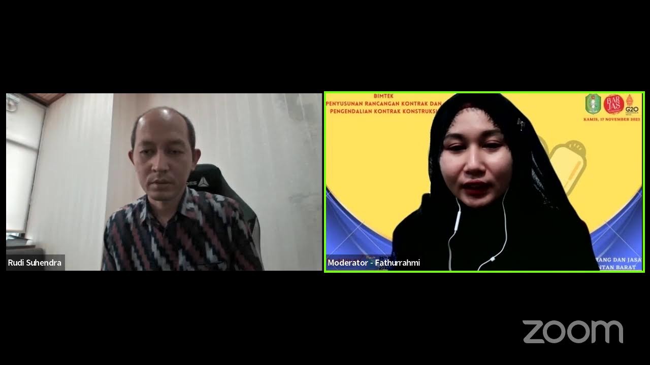 Bimtek Penyusunan Rancangan Kontrak dan Pengendalian Kontrak Konstruksi