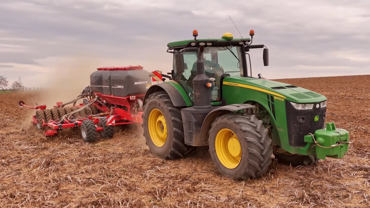 Strip-till setí kukuřice do meziplodiny 2025 |John Deere 8400R & Horsch Focus 6 TD