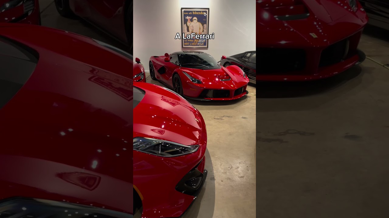 INSANE cars in Ferrari lake forest #ferrari #red #supercar #hypercar #edit #car