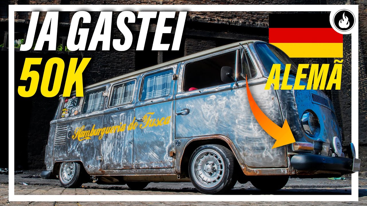 KOMBI ALEMÃ NA LATA | NO SEGUNDO DIA O CARRO TAVA INTEIRO OXIDADO