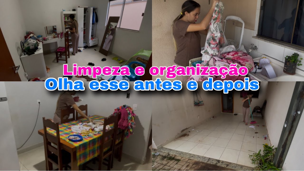 LIMPEZA E ORGANIZAÇÃO DA CASA , DEIXEI TUDO LIMPO E ORGANIZADO!!