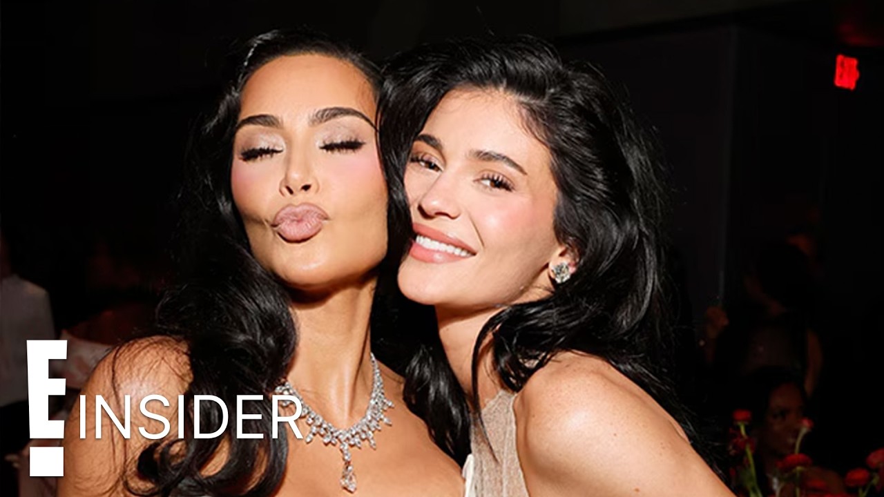 See Kim Kardashian Crash Kylie Jenner’s SKIMS Photoshoot | E! Insider