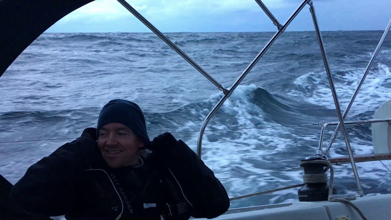 Full gale sailing Norway Shetland Orkney Scotland