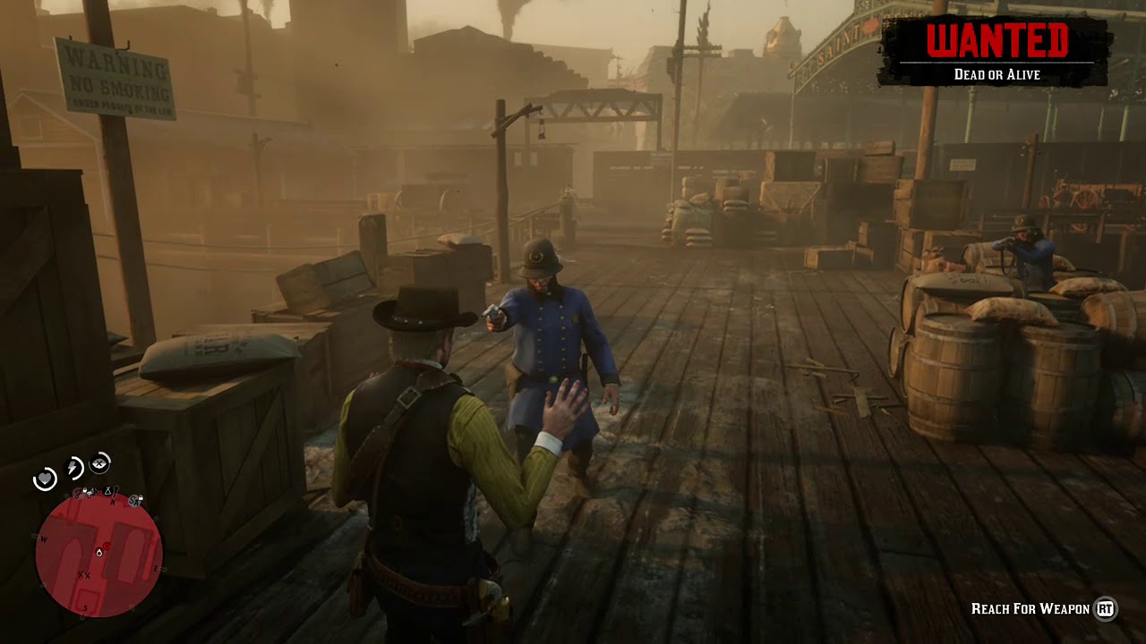 Sheriff woody gets arrested (Red Dead Redemption 2)