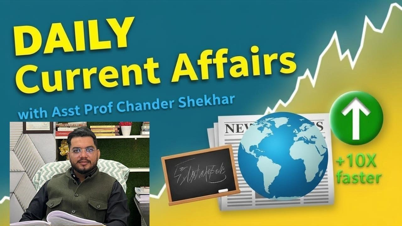 Daily current affairs with Shekhar sir 