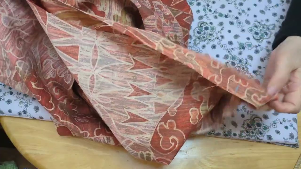 一見、スカート？実は超ワイドパンツ!ろうけつ染め、紬の着物リメイク👘