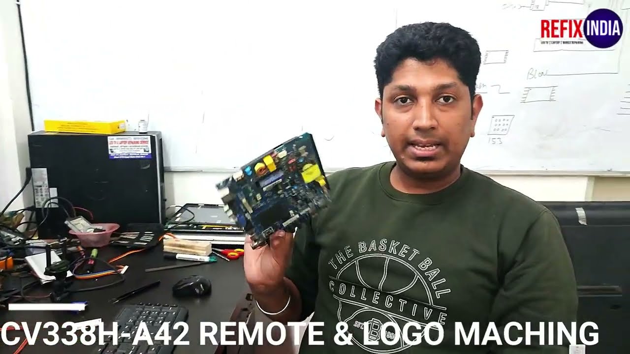 Cv338h-A42 Remote & Logo Maching | LED TV Repairing Course | Smart TV Repair Training.