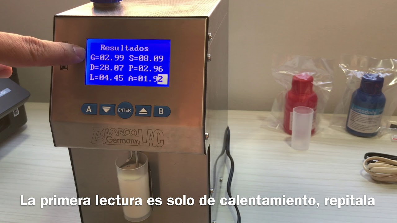 Analizador de leche
