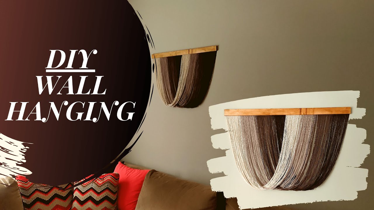 Şık ve Pratik Duvar Süsü Yapımı / DIY - Wall Hanging