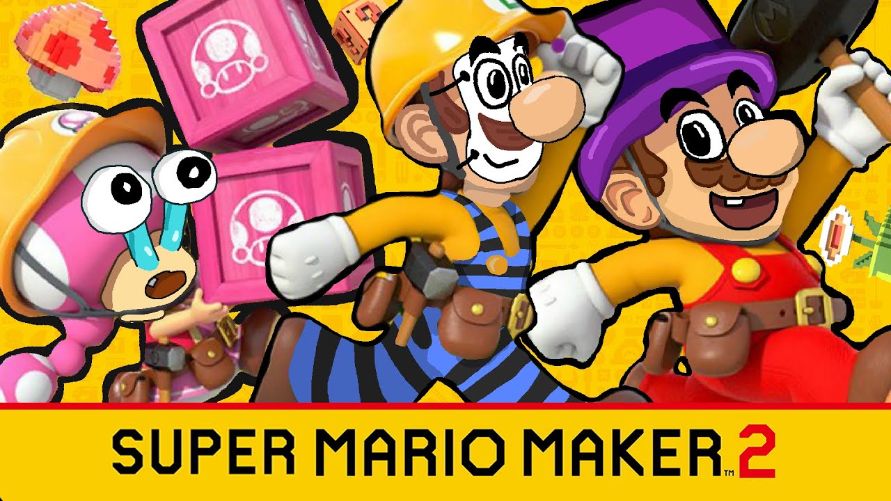 Ich werde beim SUPER MARIO MAKER 2 spielen betreut