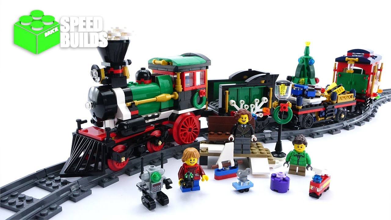 LEGO Creator 10254 Winter Holiday Train - 4K LEGO Speed Build