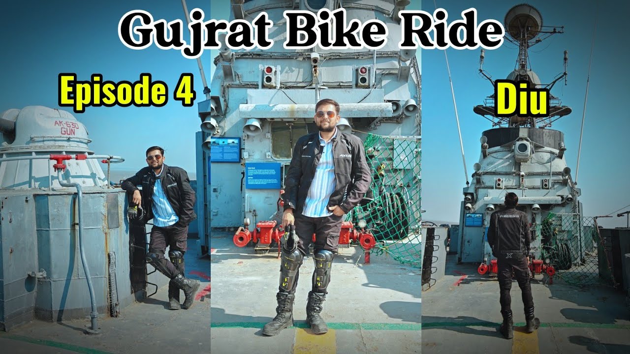 Gujrat Bike Ride || Day 5 || Diu Fort Or  Ship Musium  Dekha Or Diu Se Rajkot Chai Pine Aa gay