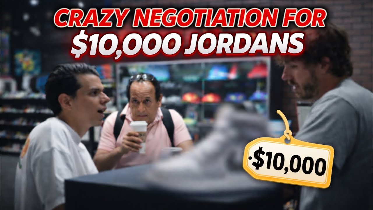 БЕЗУМНЫЕ ПЕРЕГОВОРЫ ЗА КРОССОВКИ JORDAN ЗА 10 000 ДОЛЛАРОВ!!!