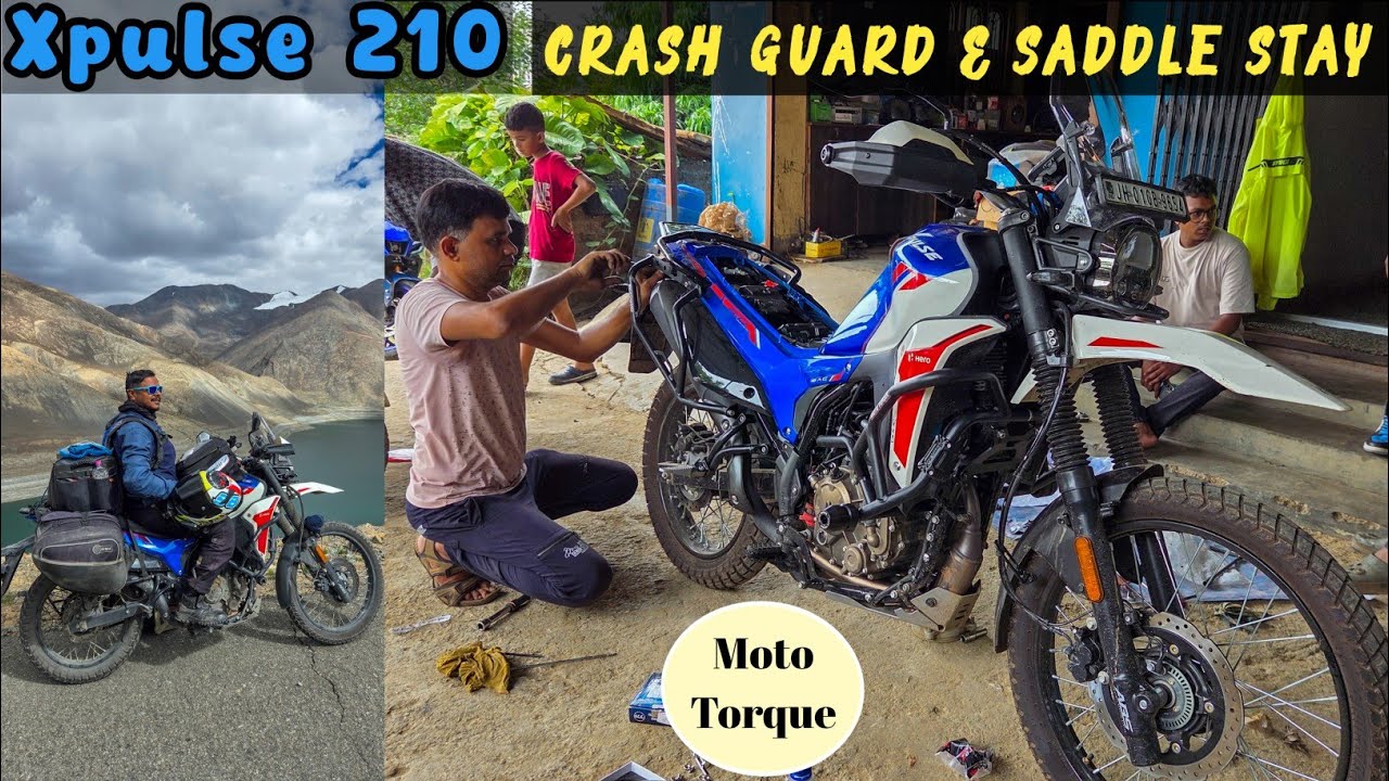 Moto Torque, Xpulse 210 saddle stay & crash guard