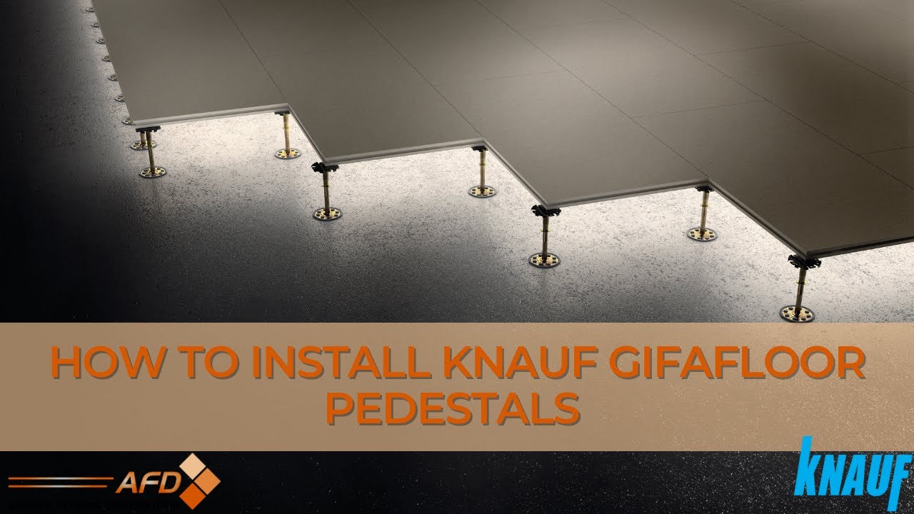 How to install Knauf GifaFloor FHB on Pedestals