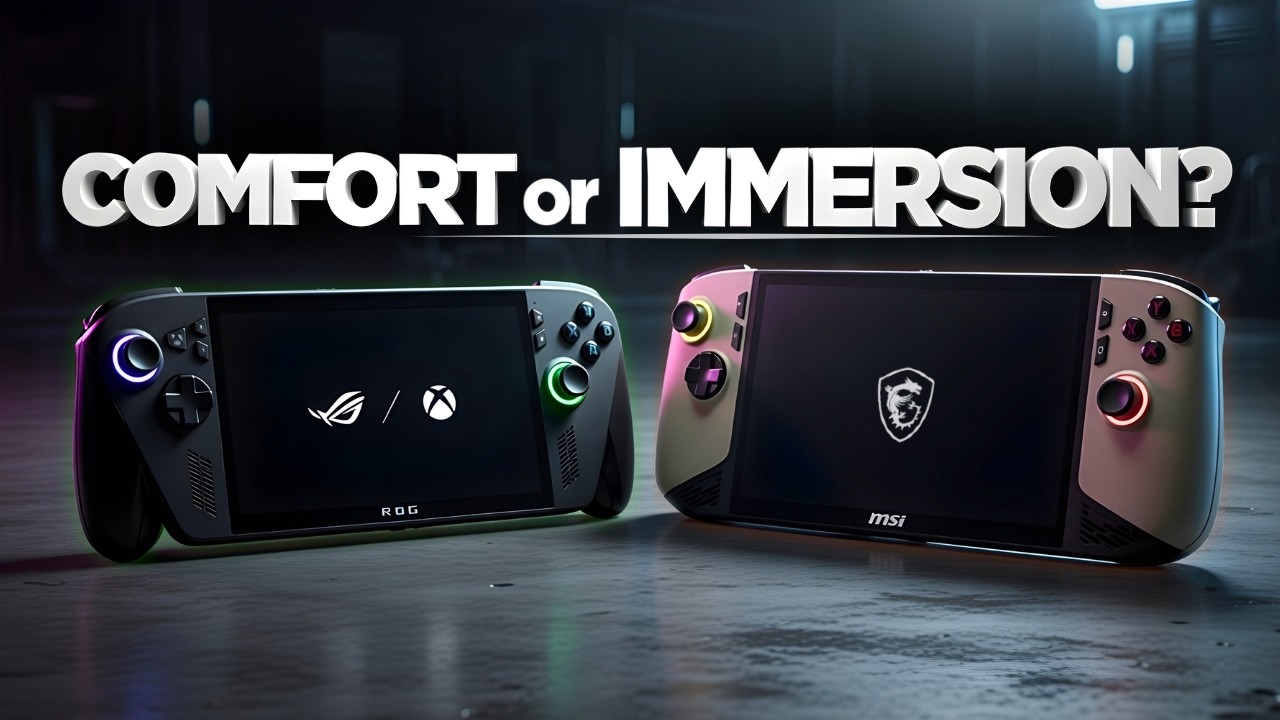 Xbox Ally X vs MSI Claw 8 AI+ | Comfort or Immersion?