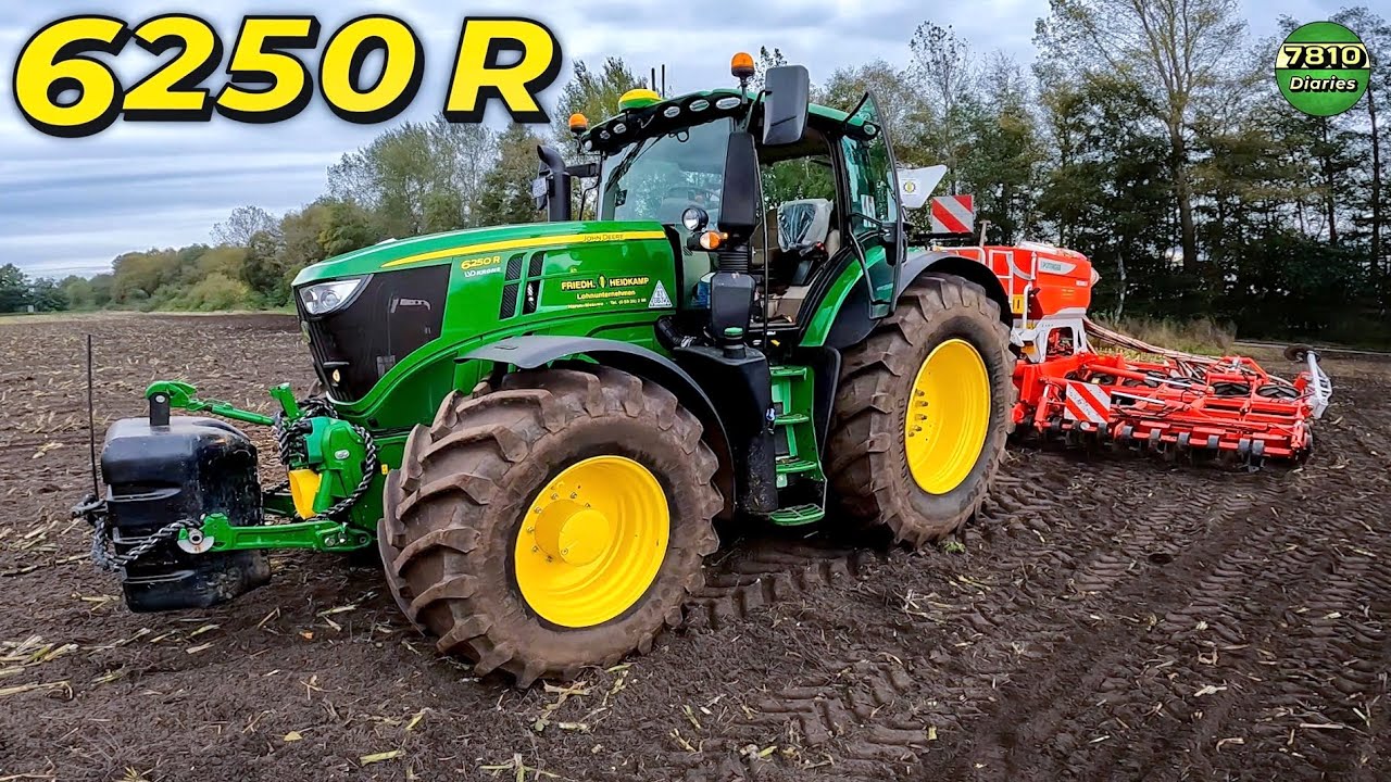 Let‘s Drive John Deere 6250 R🔥 | Ultimate Edition & ISOBUS Deepdive | Bauer Struck in UHD