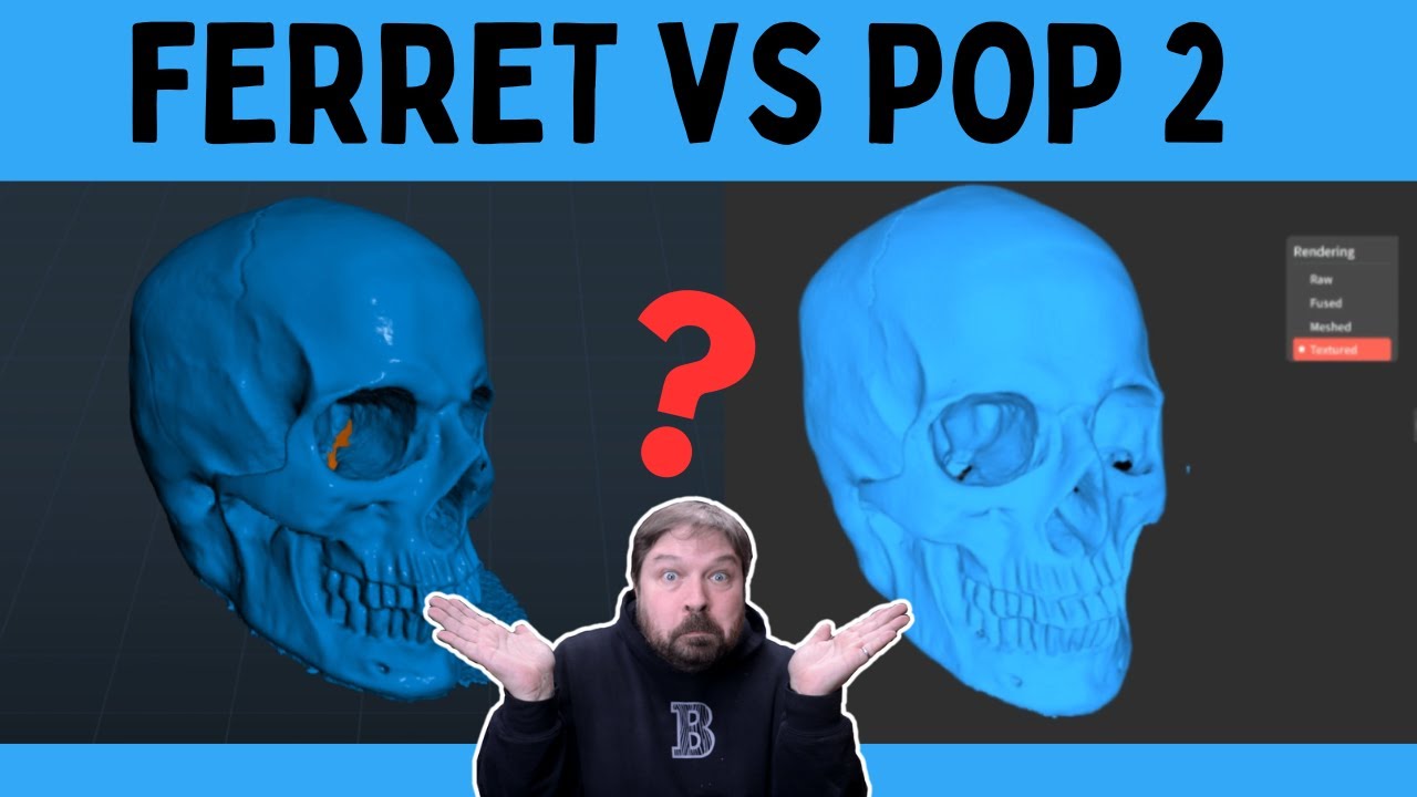 CREALITY vs REVOPOINT : Le combat des scanners 3D! [CR-SCAN FERRET vs POP2]