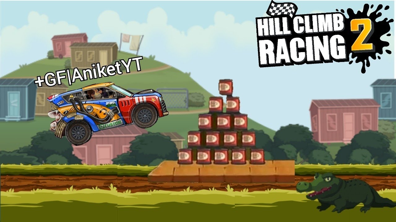 Rally Car in Backwater Bog 10KM - Hill Climb Racing 2