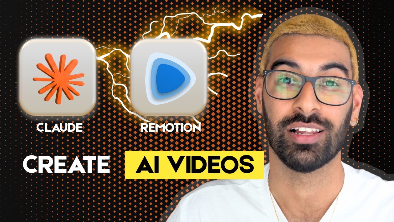How to create AI Video Animations with Claude + Remotion (for Free!)