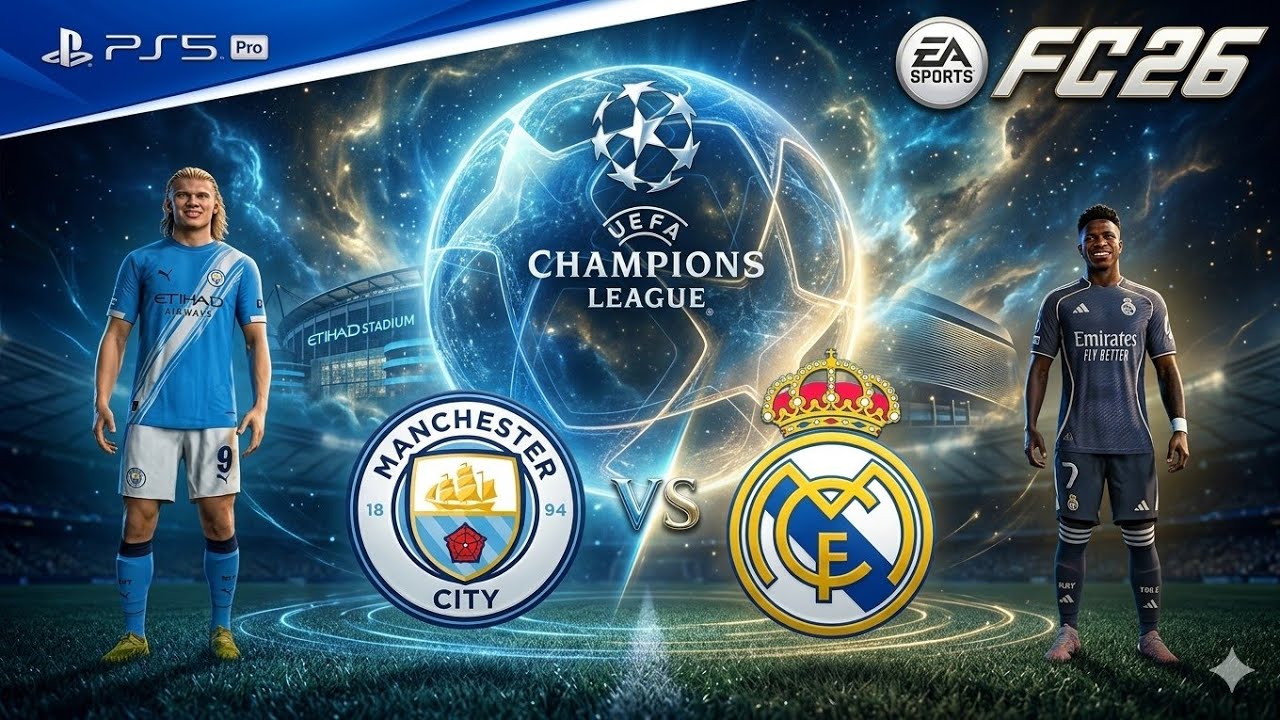 EA Sports FC 26 – Финал Лиги чемпионов: Манчестер Сити против Реал Мадрид 🔥 Геймплей на PS5 Pro (...