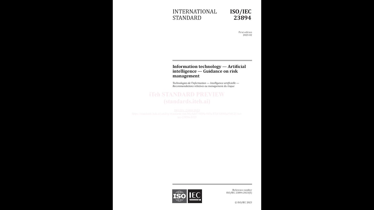 ISO IEC 23894 2023 Overview