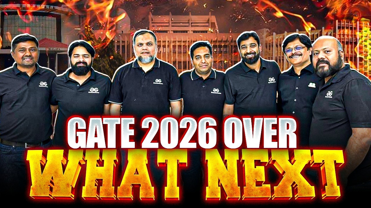 GATE 2026 Exam Over | CS & DA | Opportunities After GATE Exam??