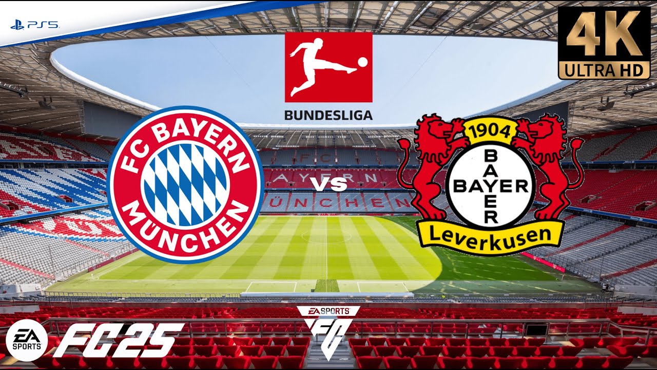 Bayern Munich vs Bayer Leverkusen | Bundesliga | EA FC 25 | PS5™ 4K HD