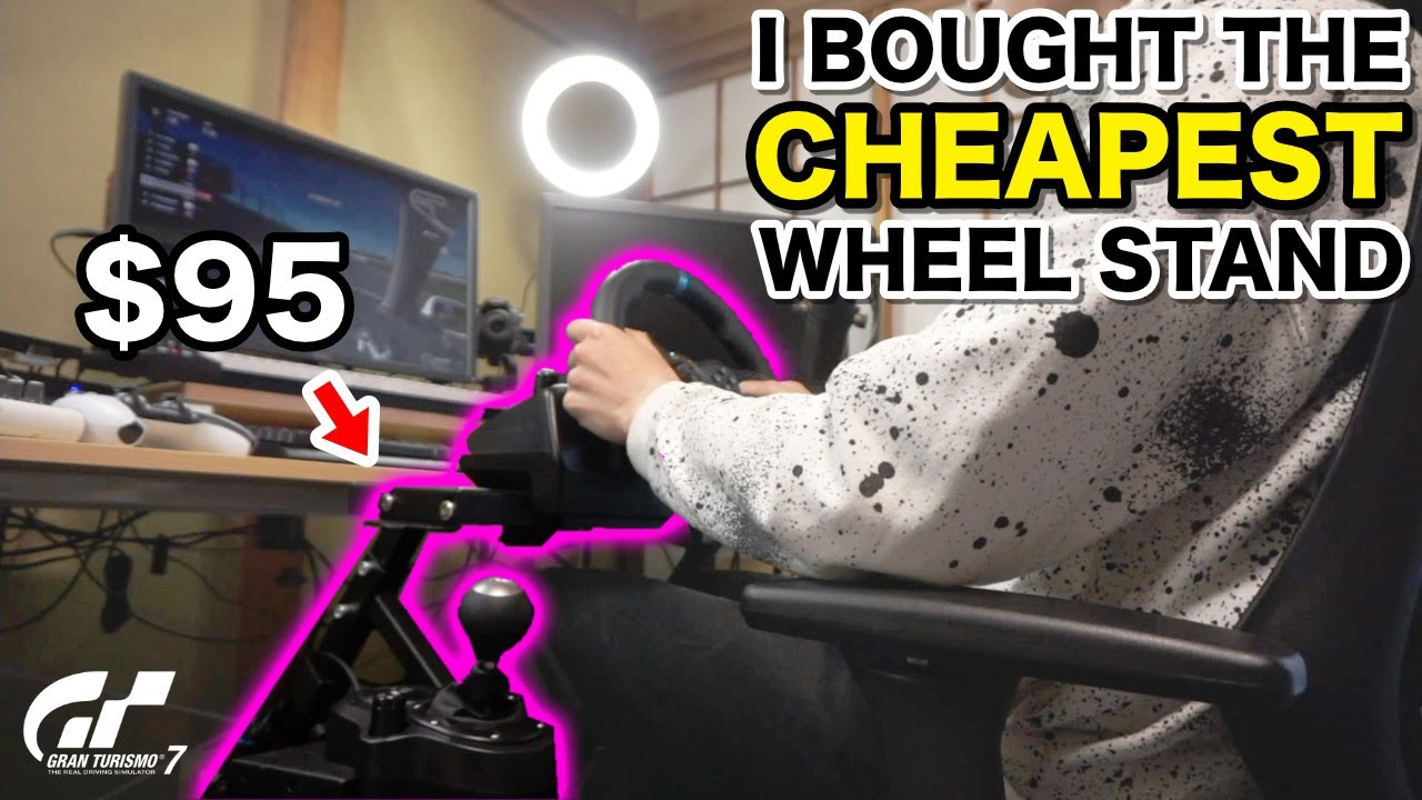 CHEAP Sim Racing Wheel Stand Under $100