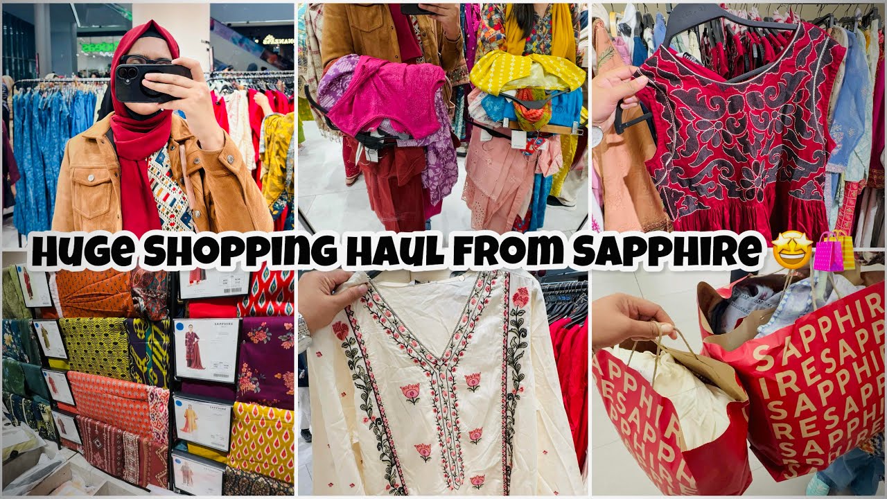 HUGE SAPPHIRE WINTERS SHOPPING  HAUL 🤩🛍️💖|| FLAT 50% OFF ON ALL WINTERS COLLECTION 💫|| SISTROLOGY