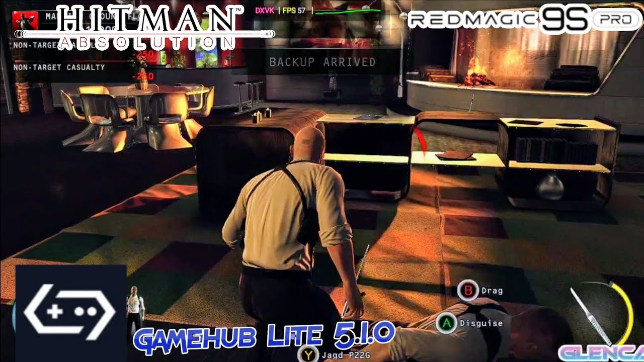 Hitman Absolution Default Set 720p Gamehub Lite v5.1.0 Android Offline