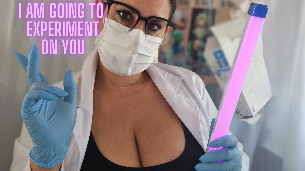 ASMR medica experiment  doctor EXPERIMENTAL EXAM PERSONAL ATTENTION  cranial exam