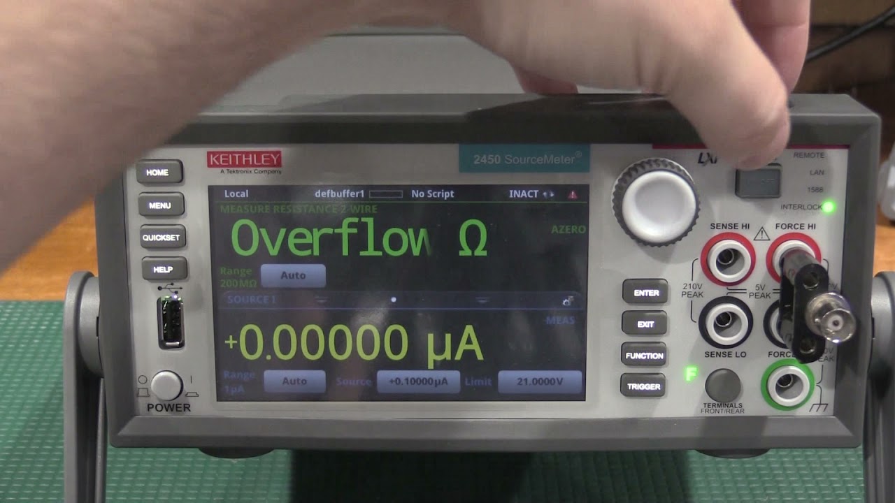 Видео для 700 подписчиков Keithley 2450 SMU