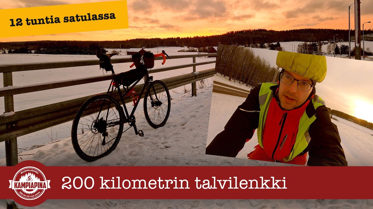 200 kilometrin talvilenkki - 12 tuntia satulassa