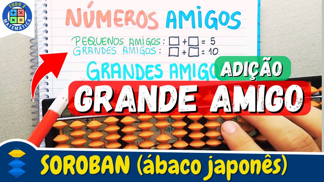 Regra do GRANDE AMIGO no Soroban [ábaco japonês]