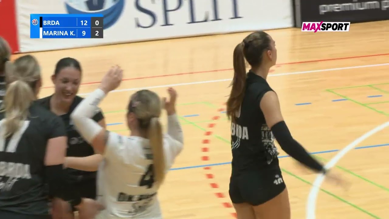 OK BRDA vs OK MARINA KAŠTELA 2:3 (10. kolo, SuperSport Superliga 25/26)