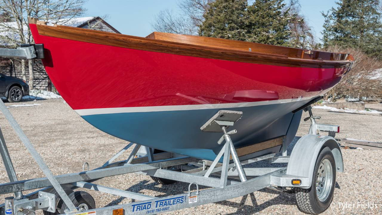 Doughdish Trailering: Securing the Mast and Spars